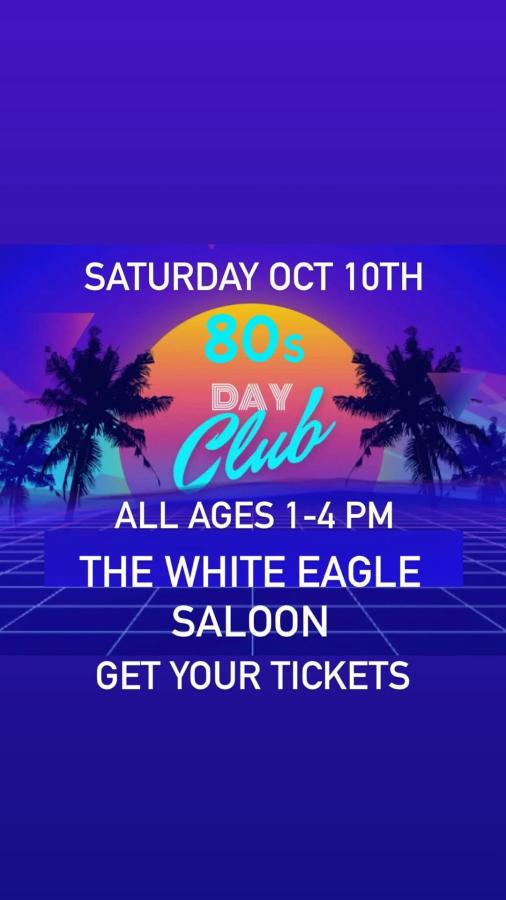 Decadent’80s Day Club at The White Eagle